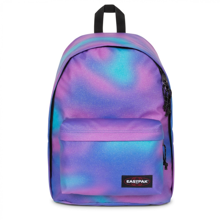 Eastpak Alltags-Rucksack Out Of Office Sparkly Blur violett/blau 27 Liter